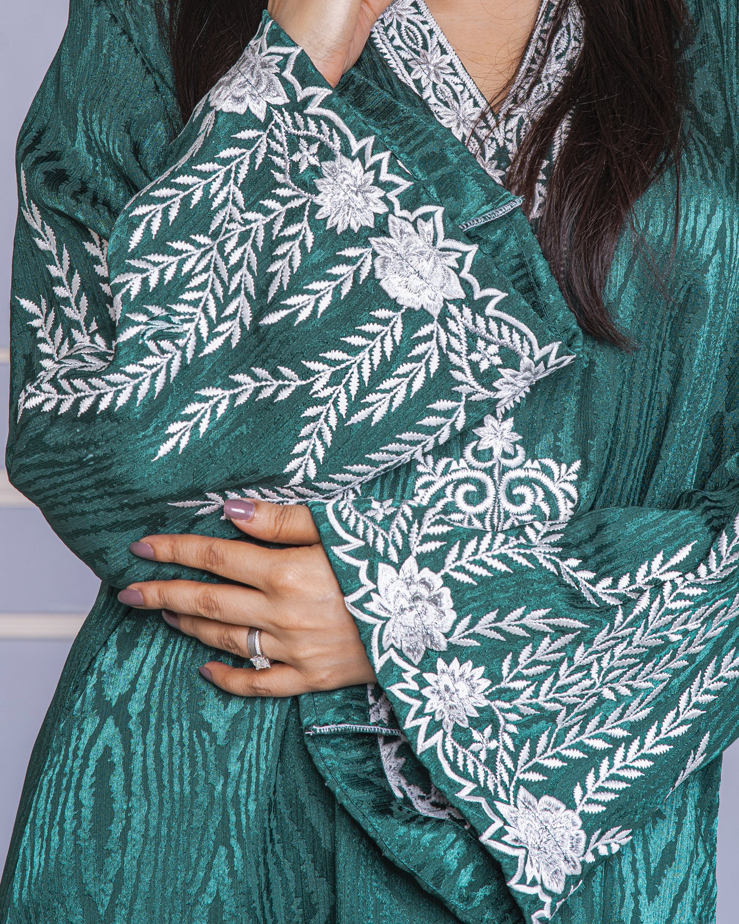 Jade Cascade Kurti Set