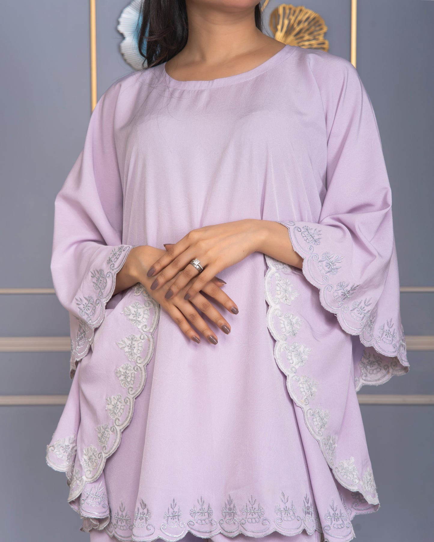 Orchid Whisper Cape Set