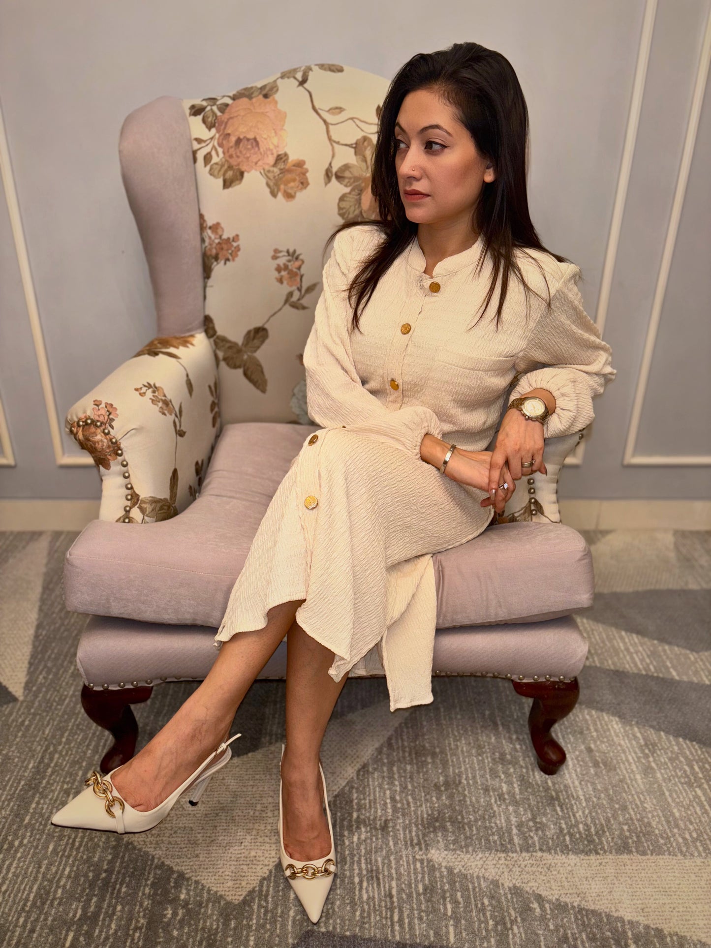 Gilded Ivory Dress