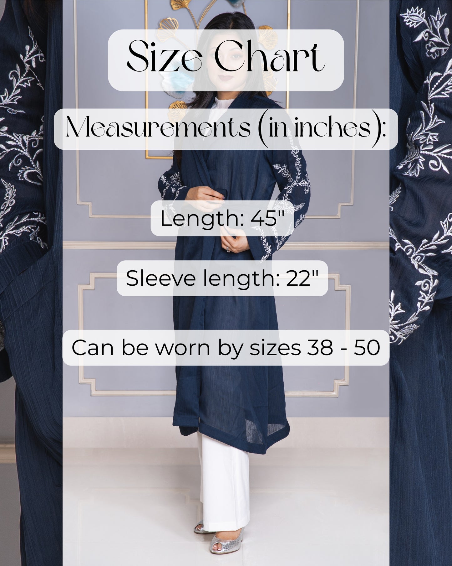Indigo Blossom Shrug