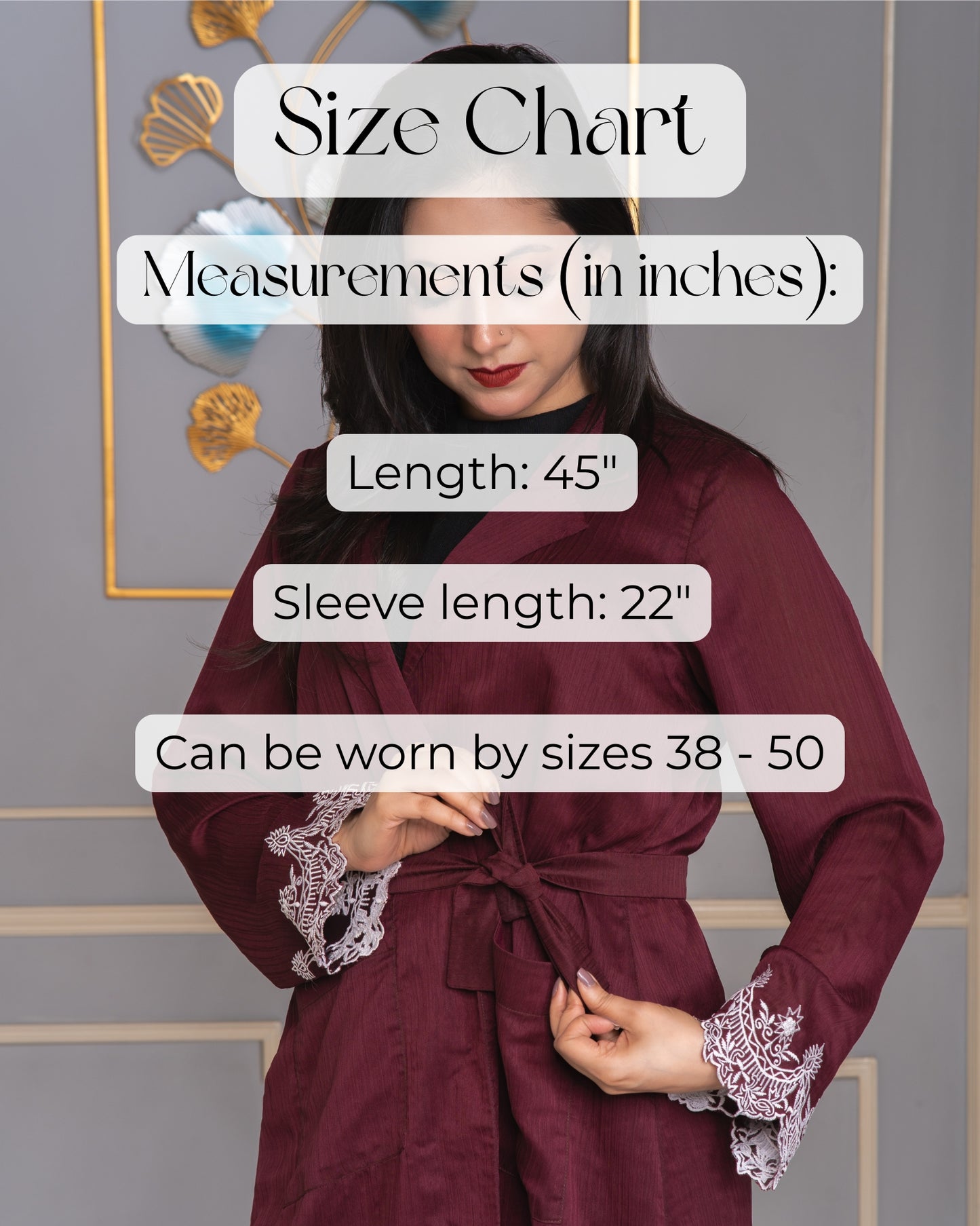Maroon Petal Shrug