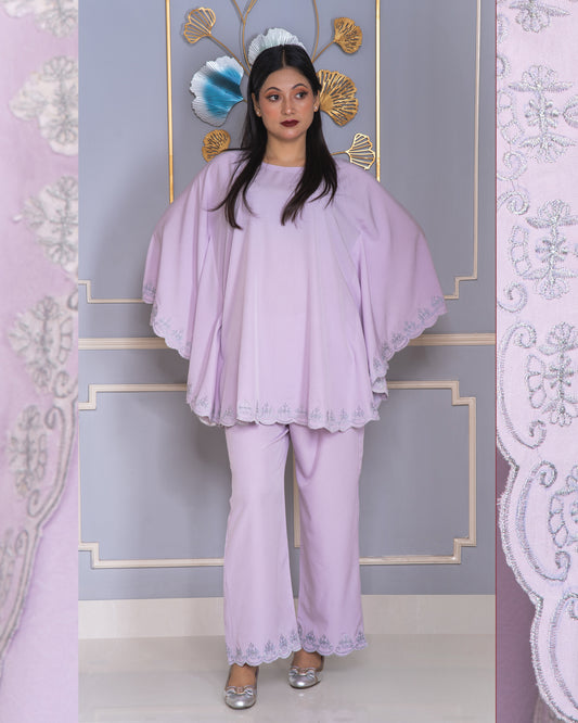 Orchid Whisper Cape Set