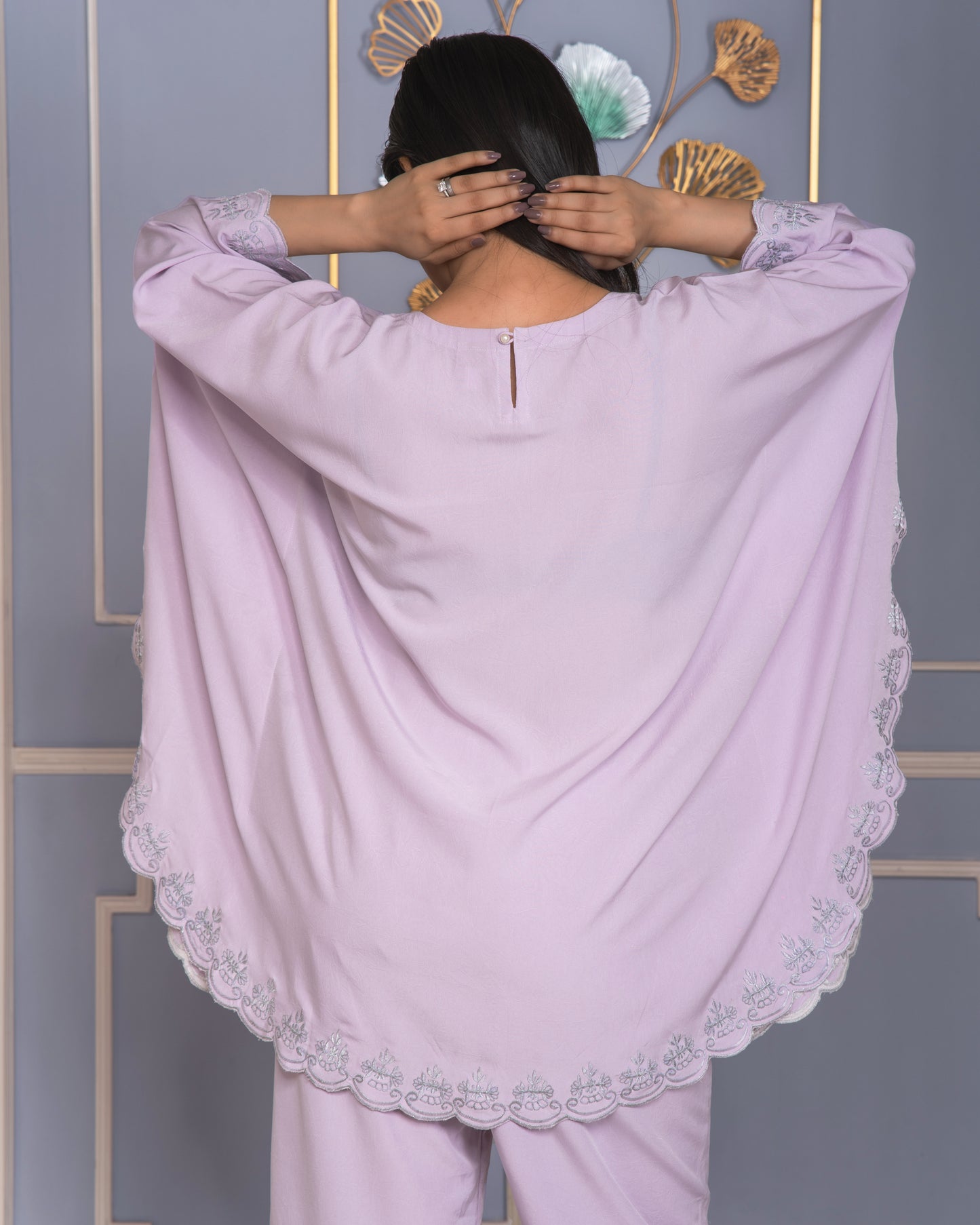 Orchid Whisper Cape Set