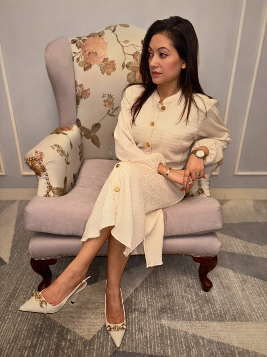 Gilded Ivory Dress