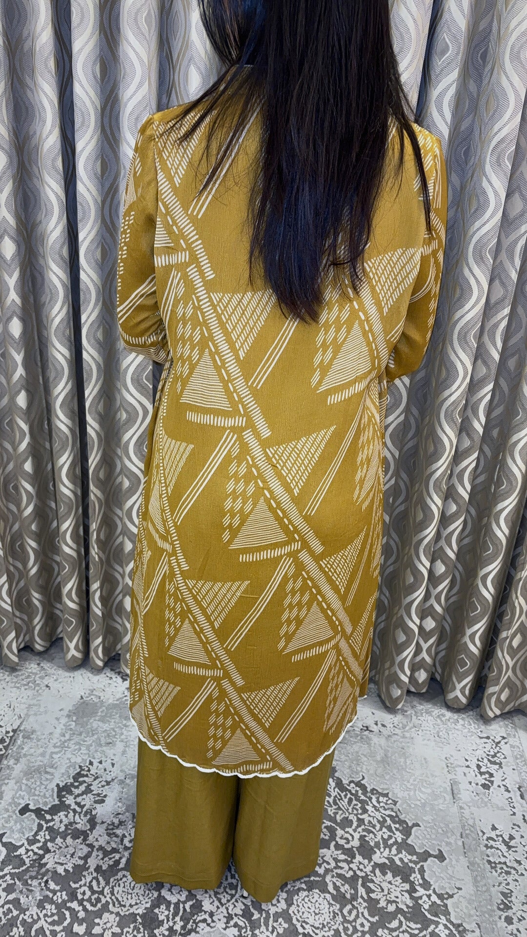 Saffron Eclat Kurti Set